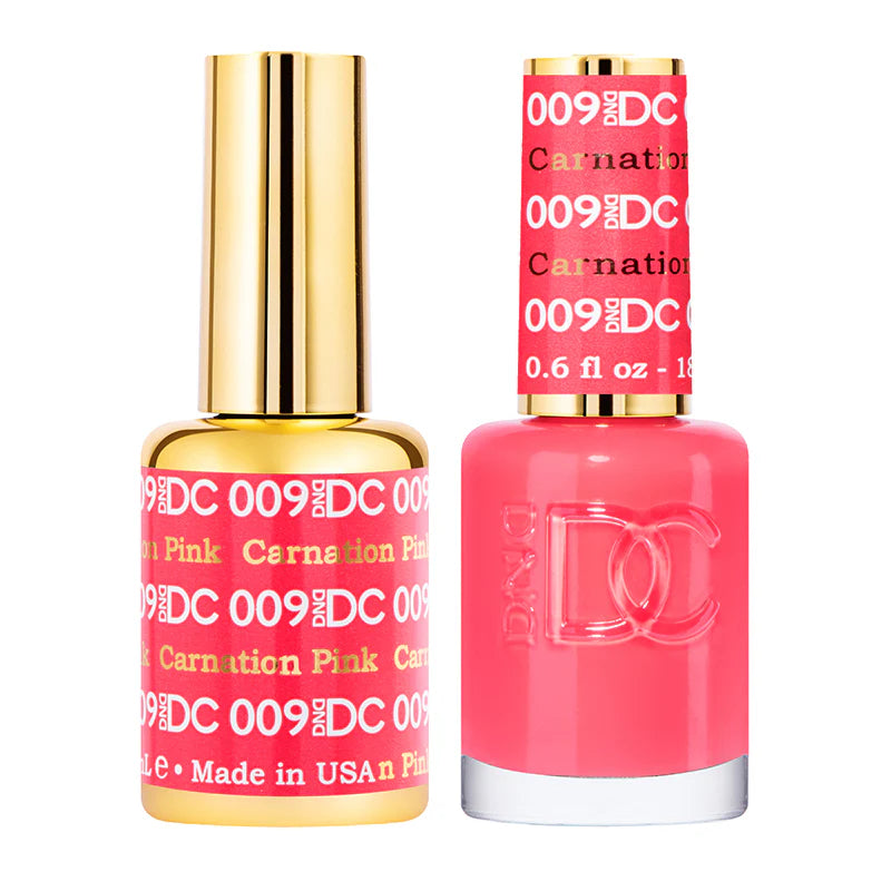 #009 - DND DC Gel UV/LED Soak Off Gel Polish - Carnation Pink