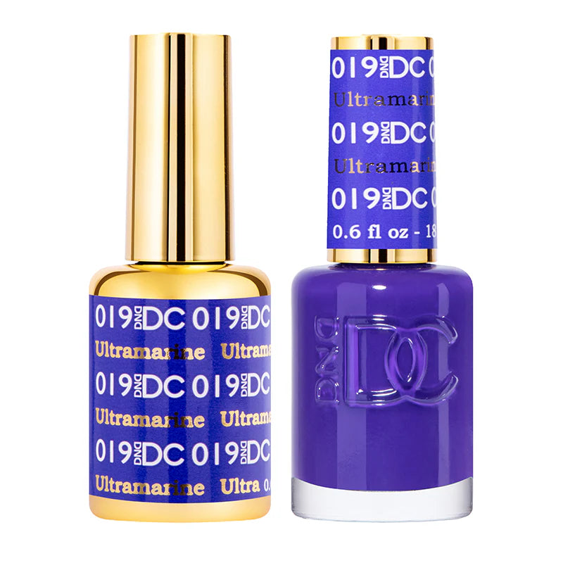 #019 - DND DC Gel UV/LED Soak Off Gel Polish - Ultra Marine