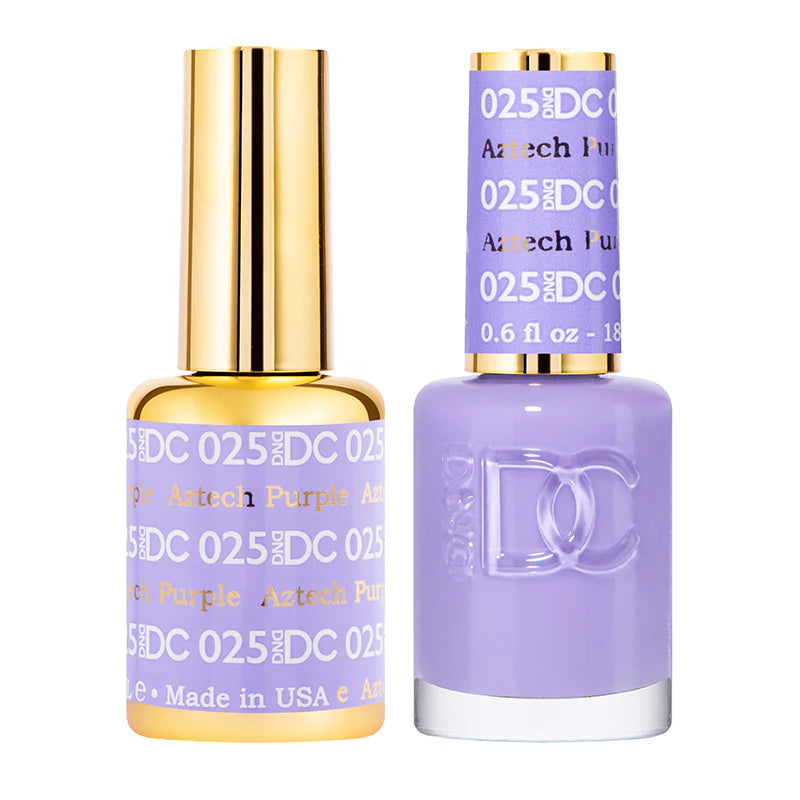 025 - DND DC Gel UV/LED Soak Off Gel Polish - Aztech Purple