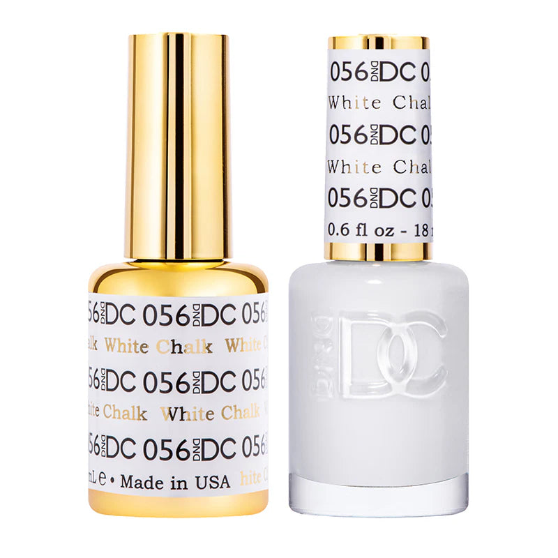 056 - DND DC Gel UV/LED Soak Off Gel Polish - White Chalk
