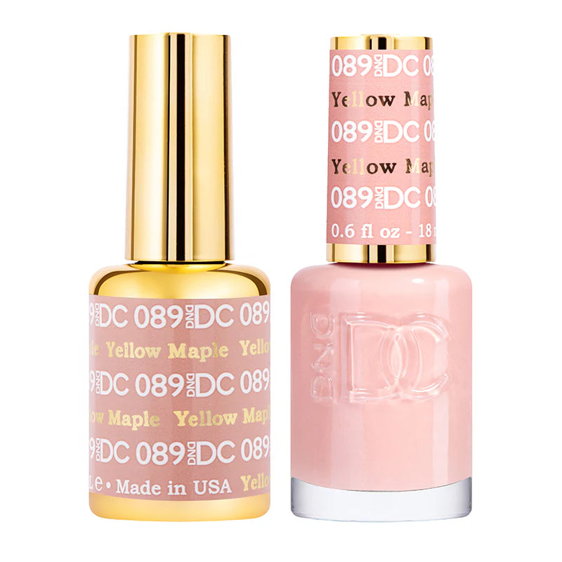 #089 - DND DC Gel UV/LED Soak Off Gel Polish - Yellow Maple