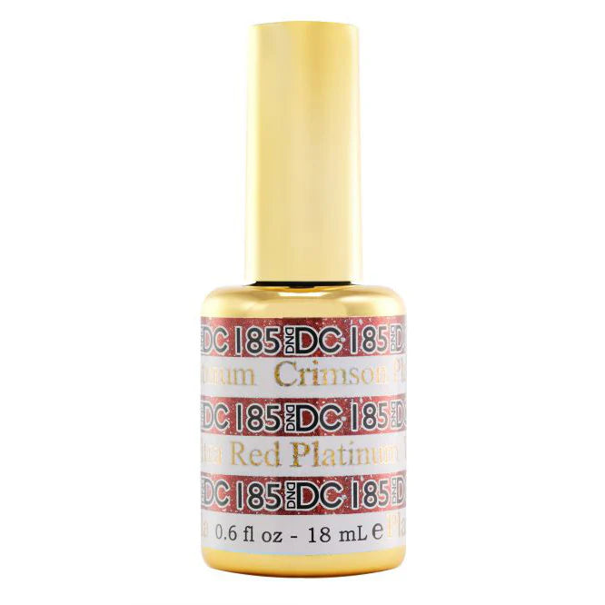 #185 - DND DC Gel UV/LED Soak Off Gel Polish - Crimson