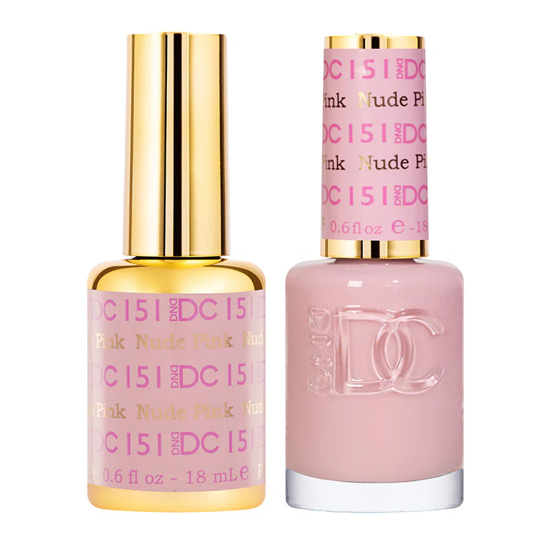 #151 - DND DC Gel UV/LED Soak Off Gel Polish - Nude Pink