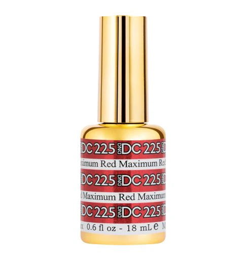 #225 - DND DC Gel UV/LED Soak Off Gel Polish - Maximum Red