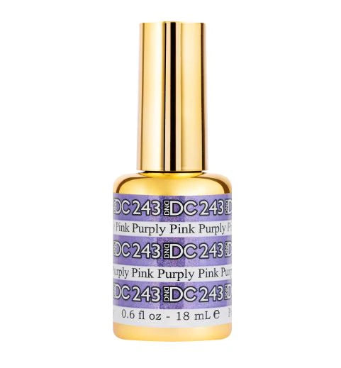 #243 - DND DC Gel UV/LED Soak Off Gel Polish - Purply Pink