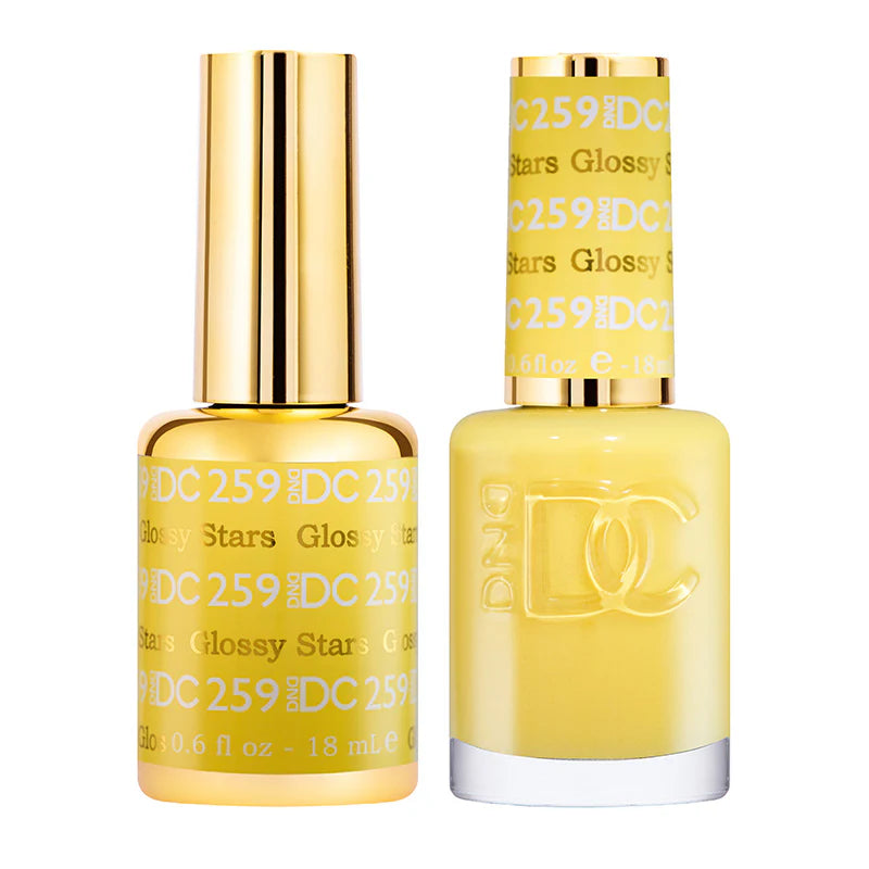#259 - DND DC Gel UV/LED Soak Off Gel Polish - Glossy Stars