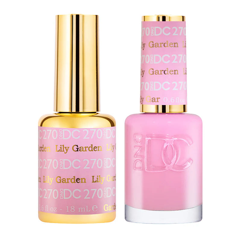 #270 - DND DC Gel UV/LED Soak Off Gel Polish - Lily Garden