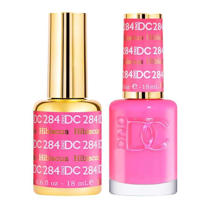 284 - DND DC Gel UV/LED Soak Off Gel Polish - Hibiscus