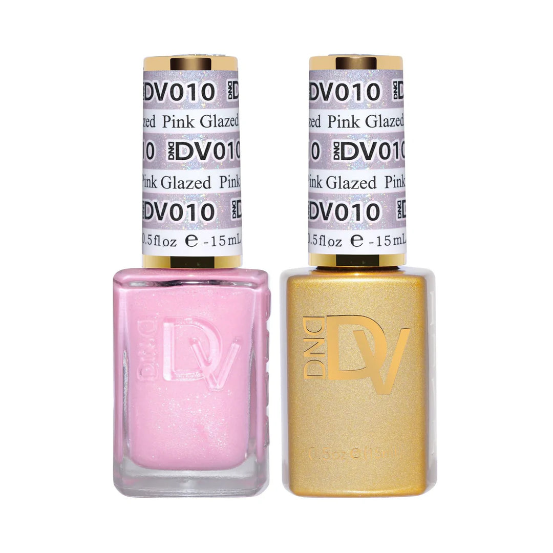 #010 - DND Diva Gel UV/LED Soak Off Gel polish - Pink Glazzed