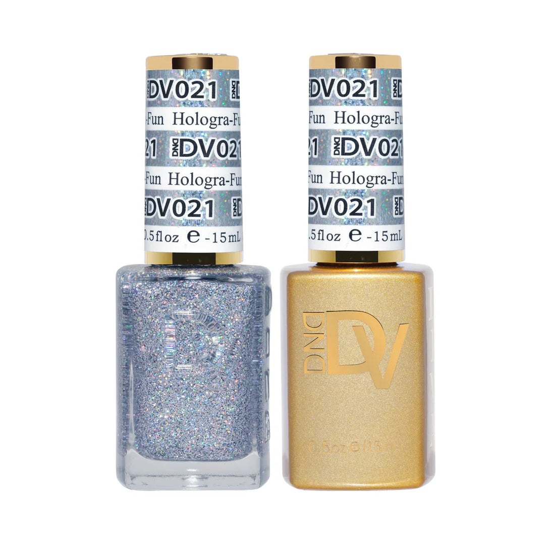 #021 - DND Diva Gel UV/LED Soak Off Gel polish - Hologra-Fun
