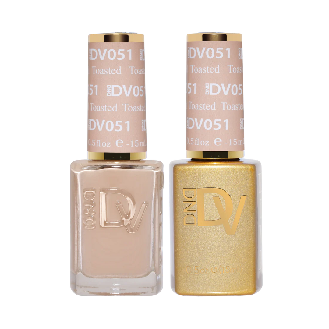 #051 - DND Diva Gel UV/LED Soak Off Gel polish - Toasted Diva