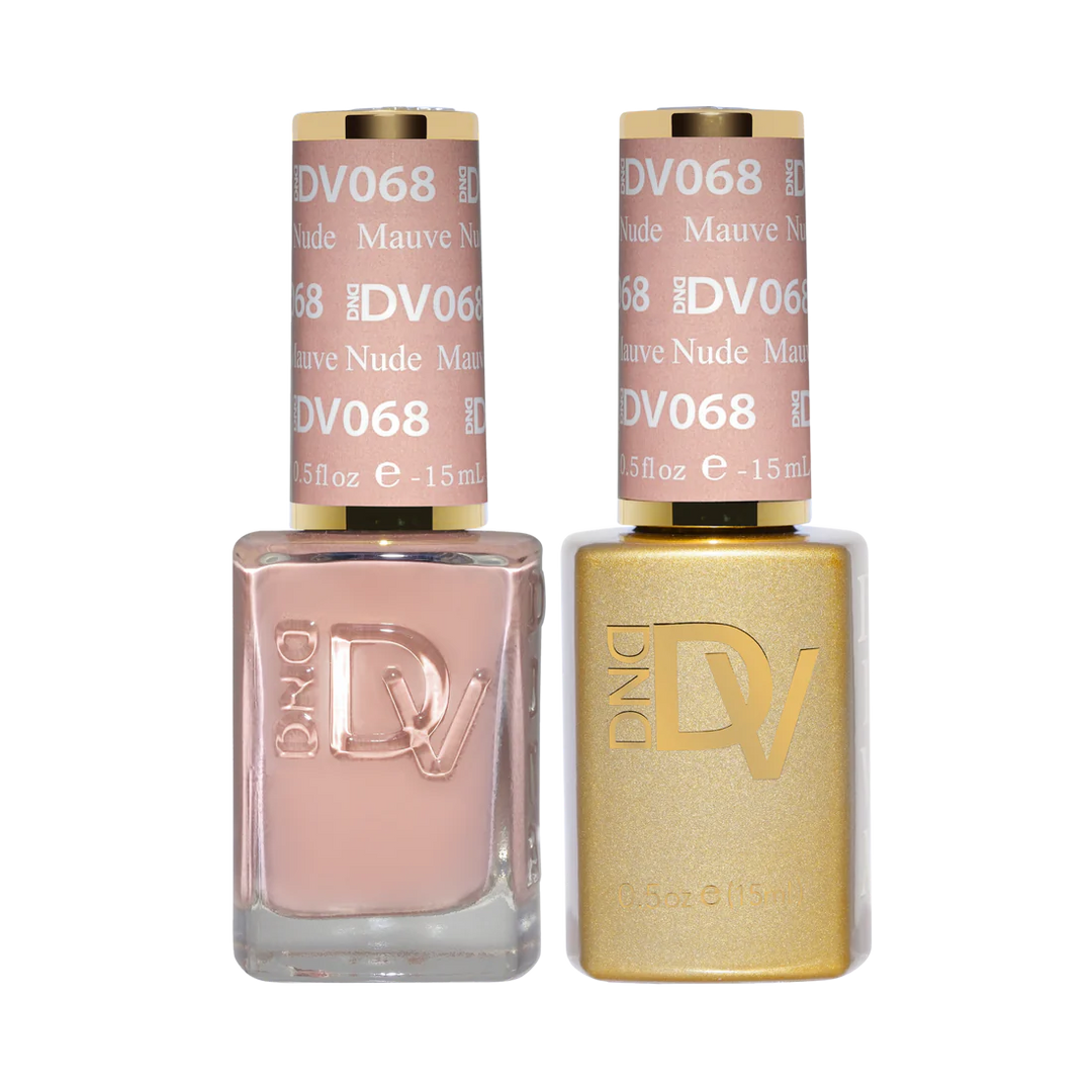 #068 - DND Diva Gel UV/LED Soak Off Gel polish - Mauve Nude