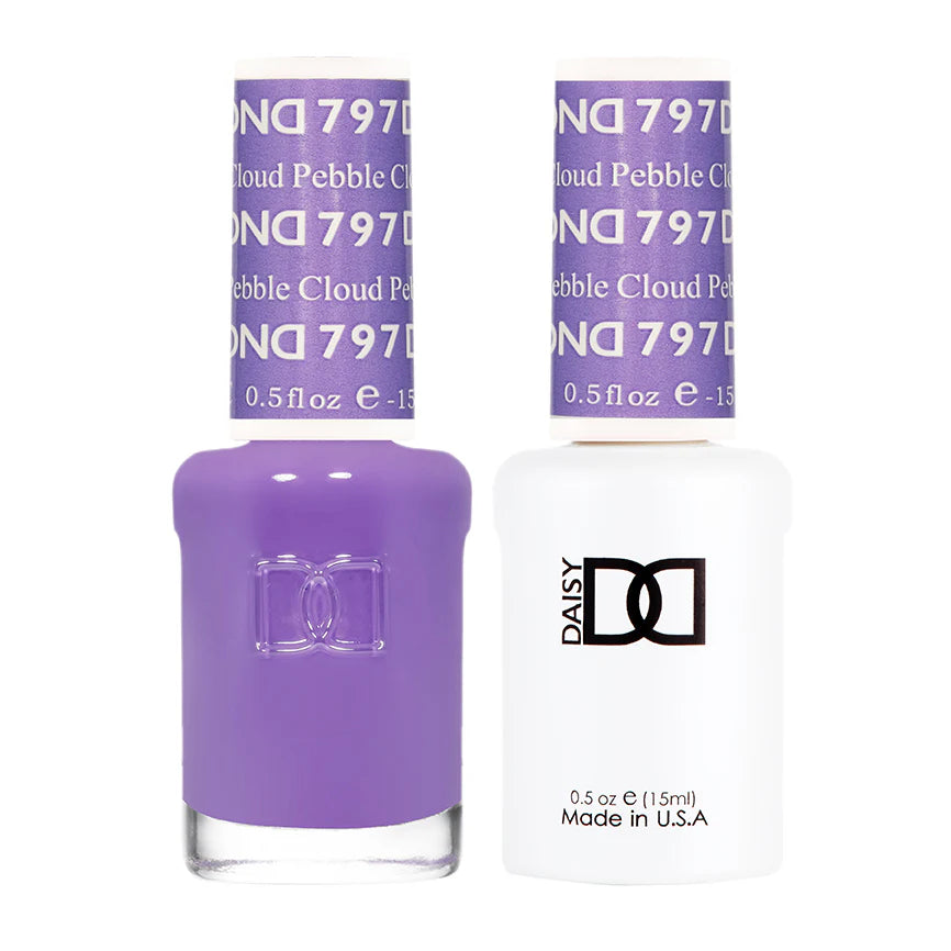 #797 - DND Gel UV/LED Soak Off Gel polish - Pebble Cloud
