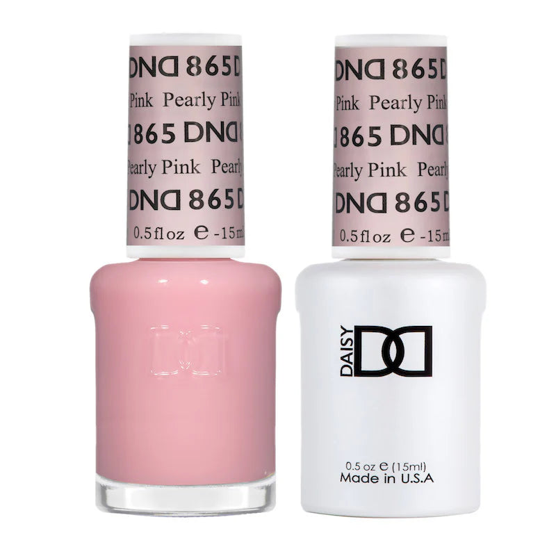 #865 - DND Gel UV/LED Soak Off Gel polish - Pearly Pink