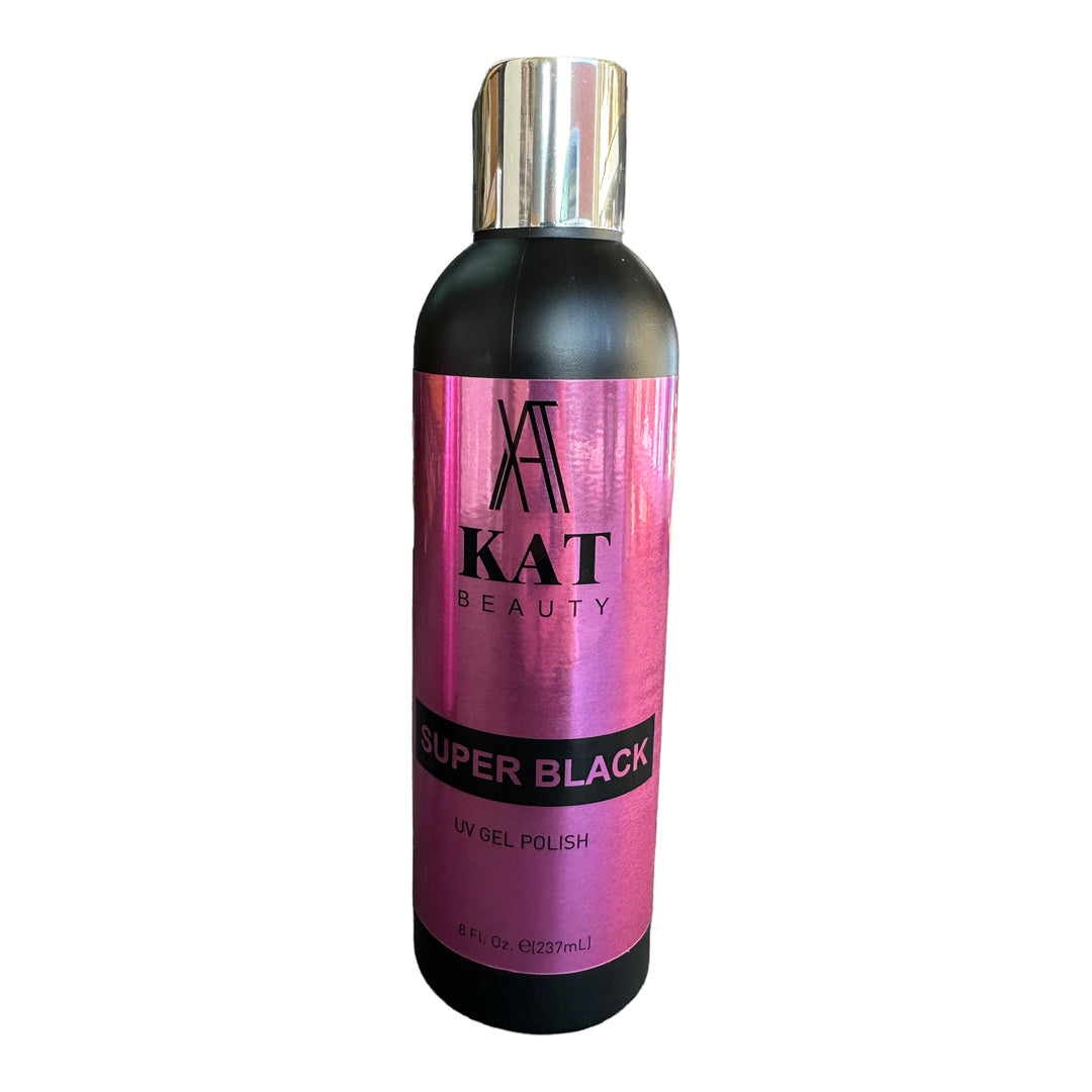 KAT Beauty Gel polish - Super Black 8oz