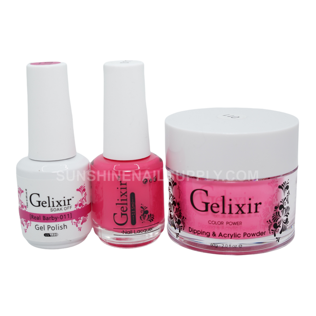 #011 - Gelixir UV/LED Soak Off Gel polish - Real Barby 3in1