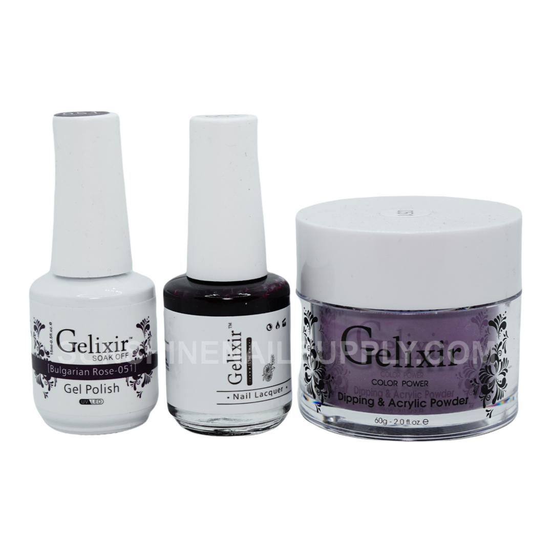 #051 - Gelixir UV/LED Soak Off Gel polish - Bulgarian Rose