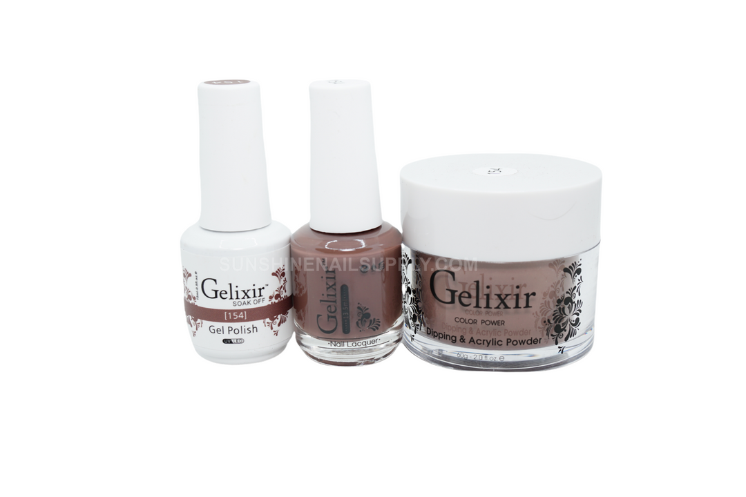 #154 - Gelixir UV/LED Soak Off Matching Gel and Polish 3in1