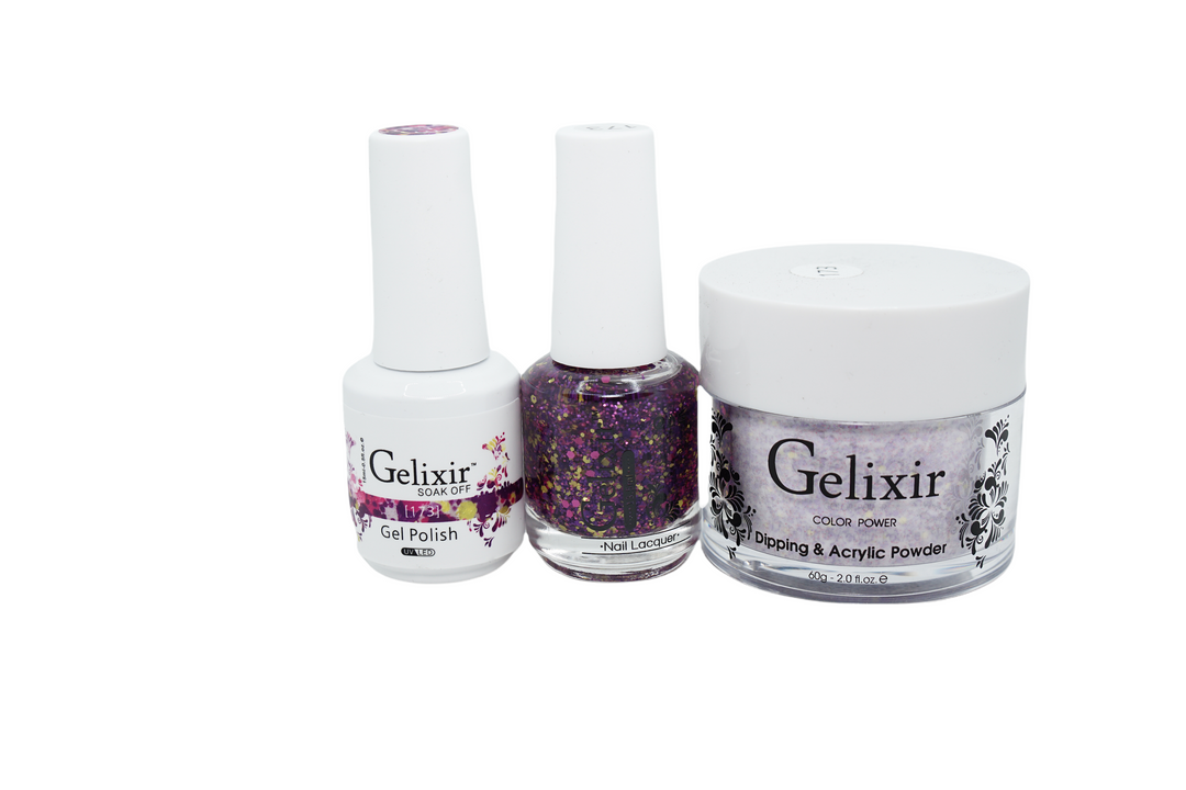 #173 - Gelixir UV/LED Soak Off Matching Gel and Polish 3in1