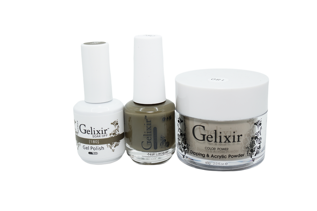 #180 - Gelixir UV/LED Soak Off Matching Gel and Polish 3in1
