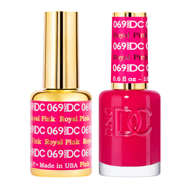 #069 - DND DC Gel UV/LED Soak Off Gel Polish - Royal Pink