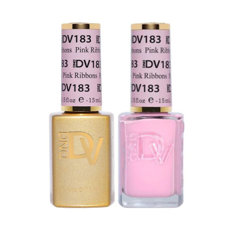 #183 - DND Diva Gel UV/LED Soak Off Gel polish - Pink Ribbons