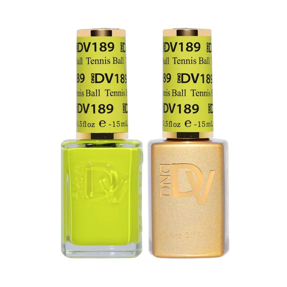 #189 - DND Diva Gel UV/LED Soak Off Gel polish - Tennis Ball
