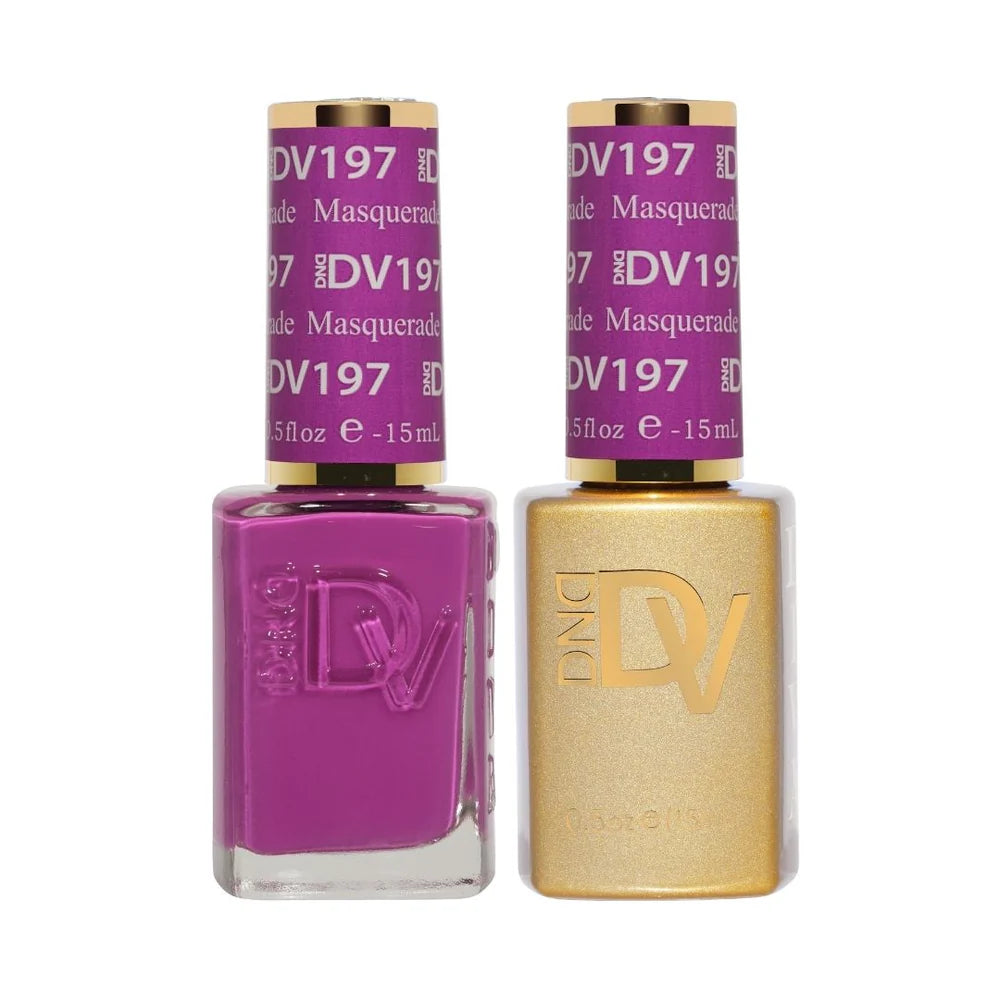 #197 - DND Diva Gel UV/LED Soak Off Gel polish - Masquerade