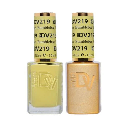 #219 - DND Diva Gel UV/LED Soak Off Gel polish - Bumblebee