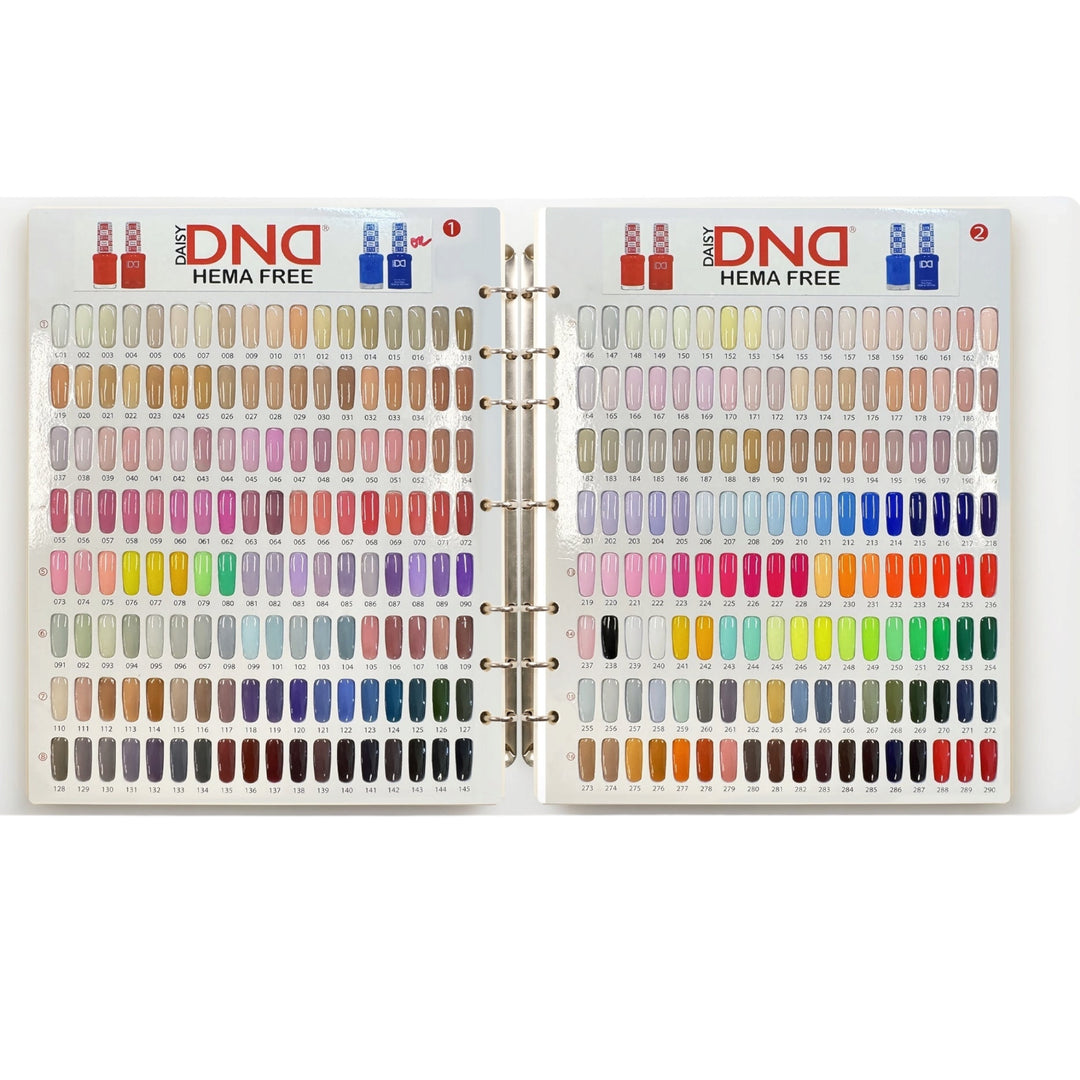 #000 - DND UV/LED Soak Off HEMA FREE Gel polish complete matching set