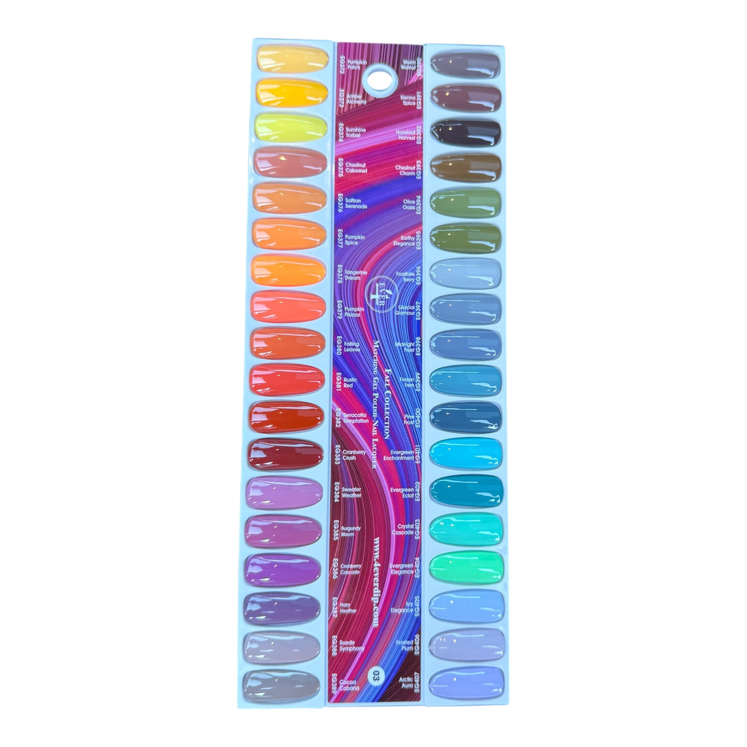#000 - 4Ever Gel UV/LED Soak Off Gel polish complete matching set