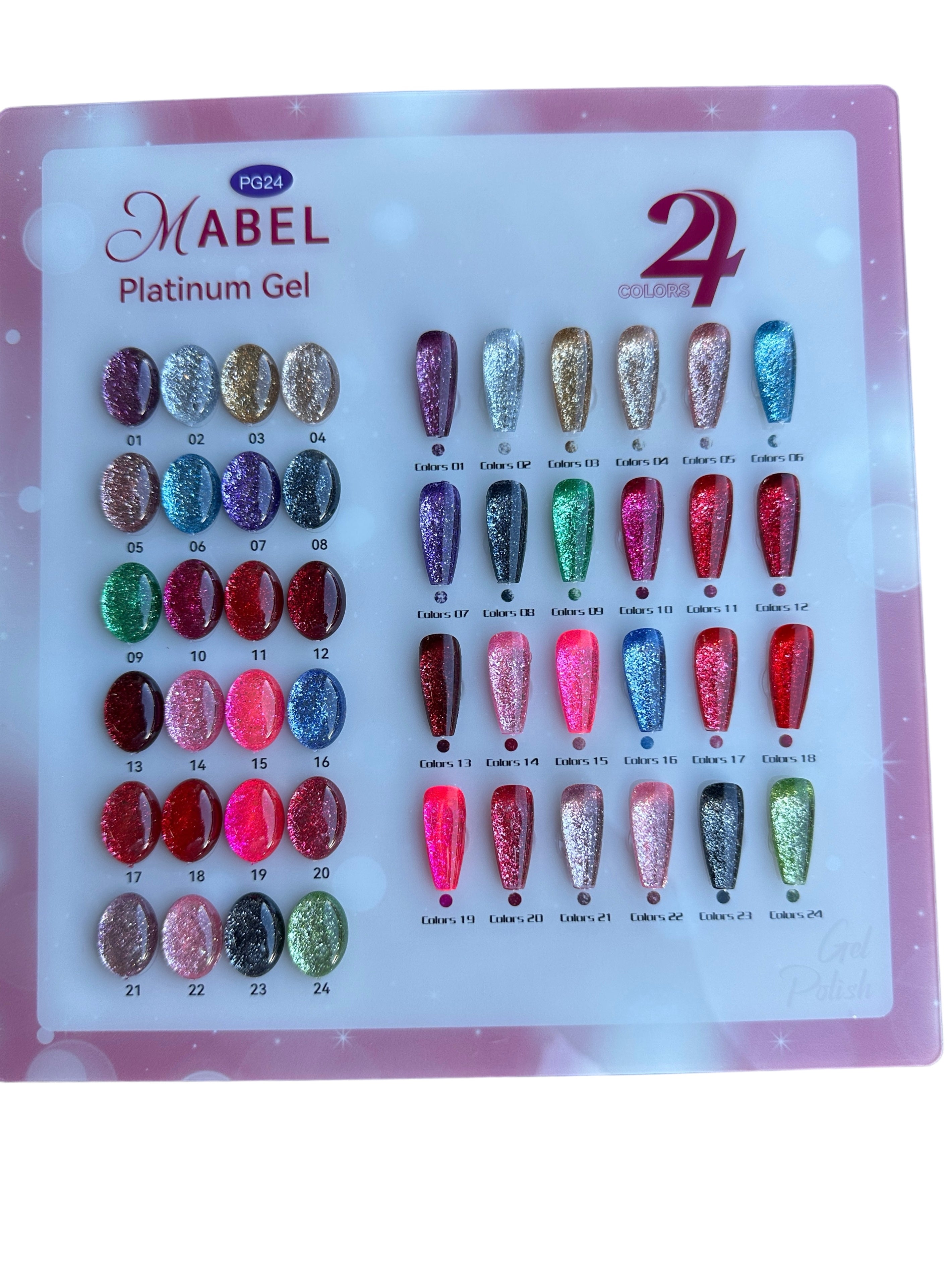 Mabel Java Color Mabel Gel - 24 Platinum Gel Color – Sunshine Nail Supply