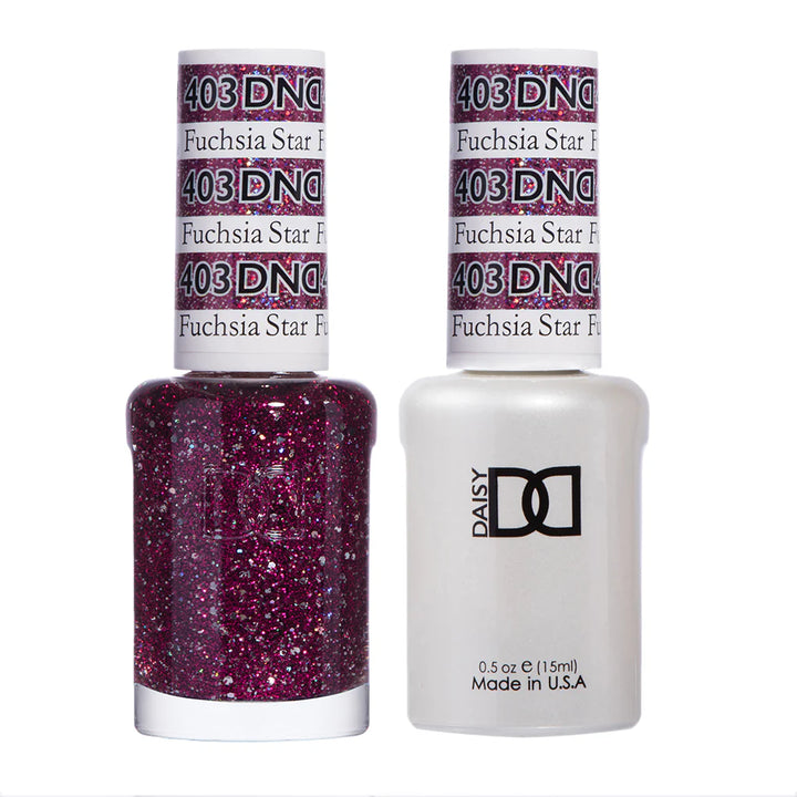 #403 - DND Gel UV/LED Soak Off Gel polish - Fuchsia Star