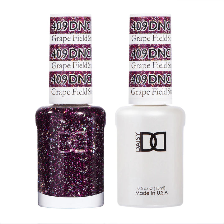 #409 - DND Gel UV/LED Soak Off Gel polish - Grape Field Star