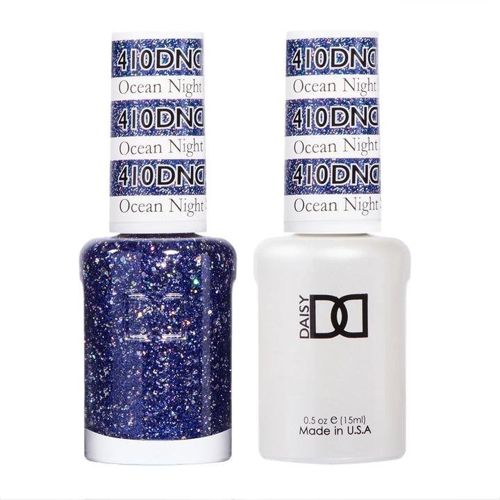 #410 - DND Gel UV/LED Soak Off Gel polish - Ocean Night Star