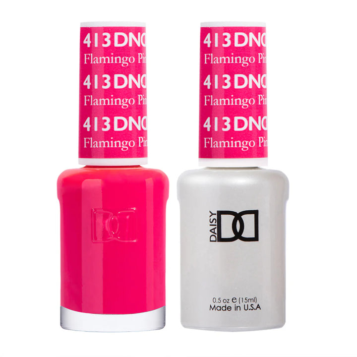 #413 - DND Gel UV/LED Soak Off Gel polish - Flamingo Pink