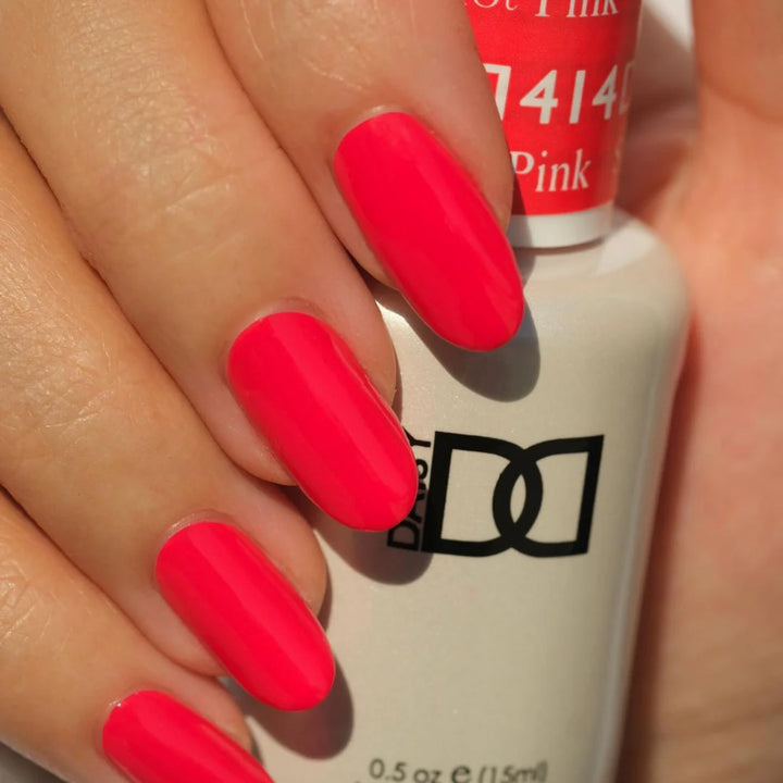 #414 - DND Gel UV/LED Soak Off Gel polish - Summer Hot Pink