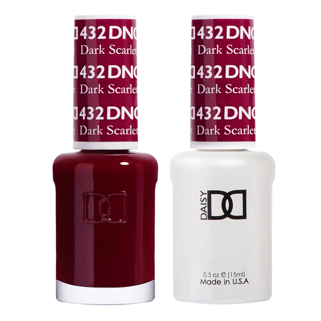 #432- DND Gel UV/LED Soak Off Gel polish - Dark Scarlet