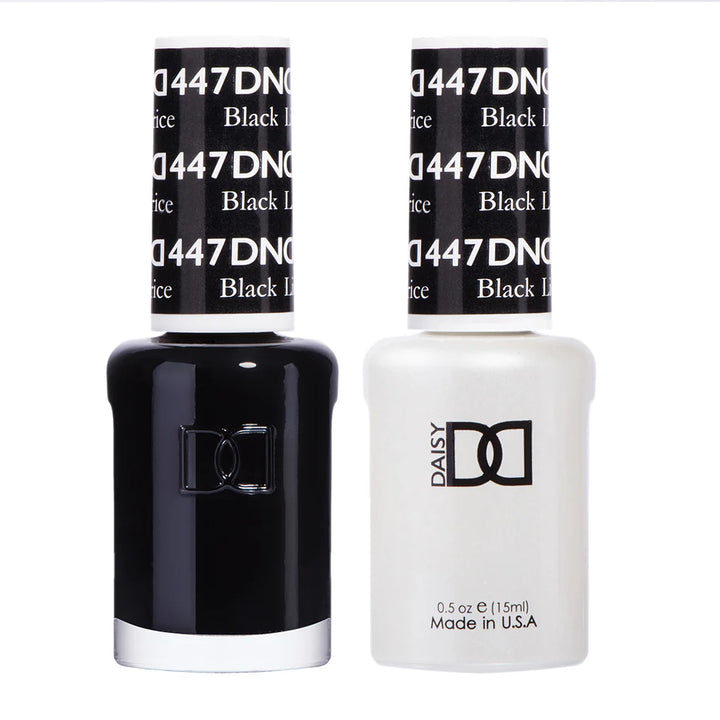 #447 - DND Gel UV/LED Soak Off Gel polish - Black Licorice