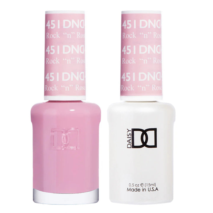 #451 - DND Gel UV/LED Soak Off Gel polish - Rock "N" Rose