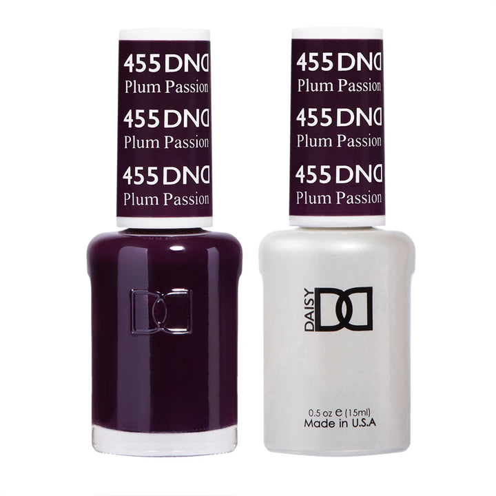 #455 - DND Gel UV/LED Soak Off Gel polish - Plum Passion