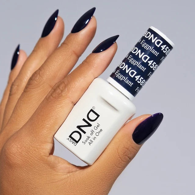 #458 - DND Gel UV/LED Soak Off Gel polish - Fresh Eggplant