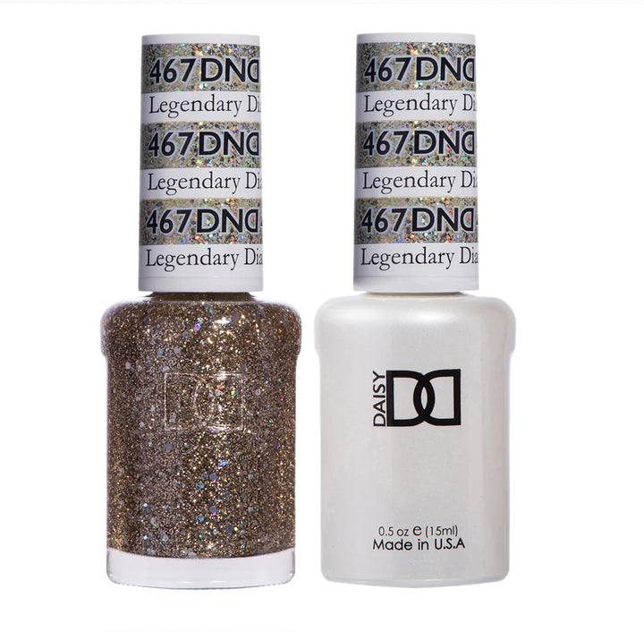 #467 - DND Gel UV/LED Soak Off Gel polish - Legendary Diamond