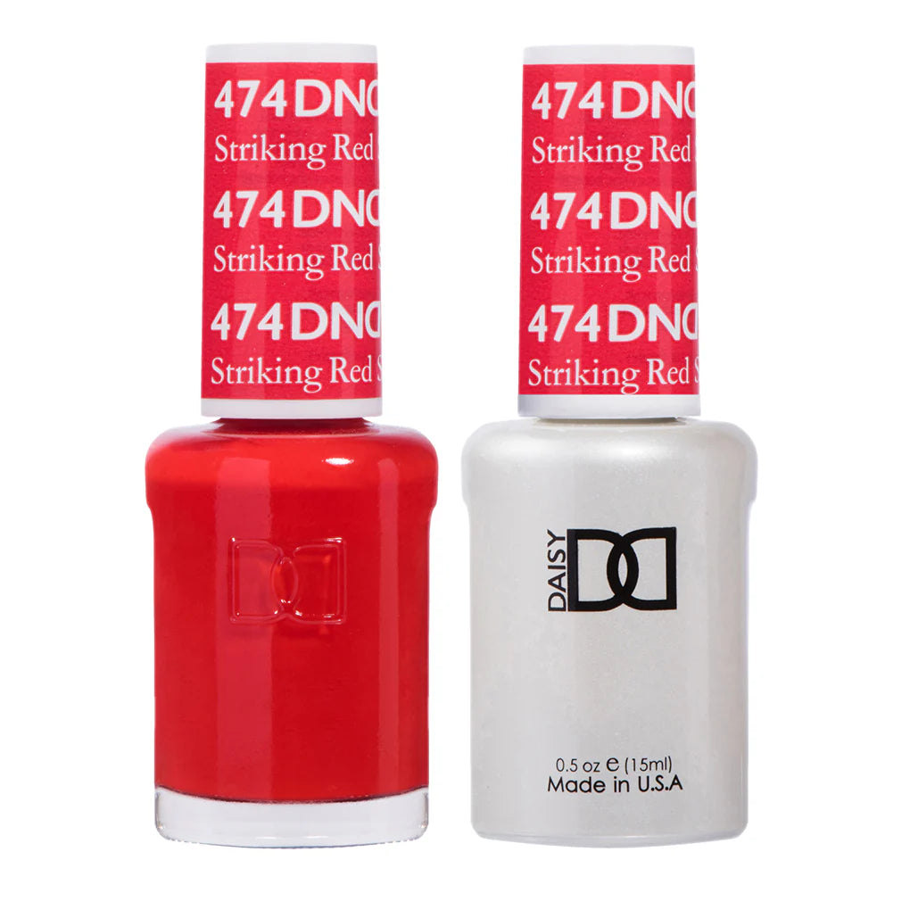 #474 - DND Gel UV/LED Soak Off Gel polish - Striking Red