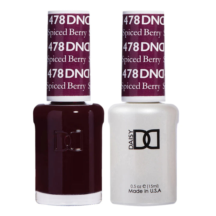 #478 - DND Gel UV/LED Soak Off Gel polish - Spiced Berry