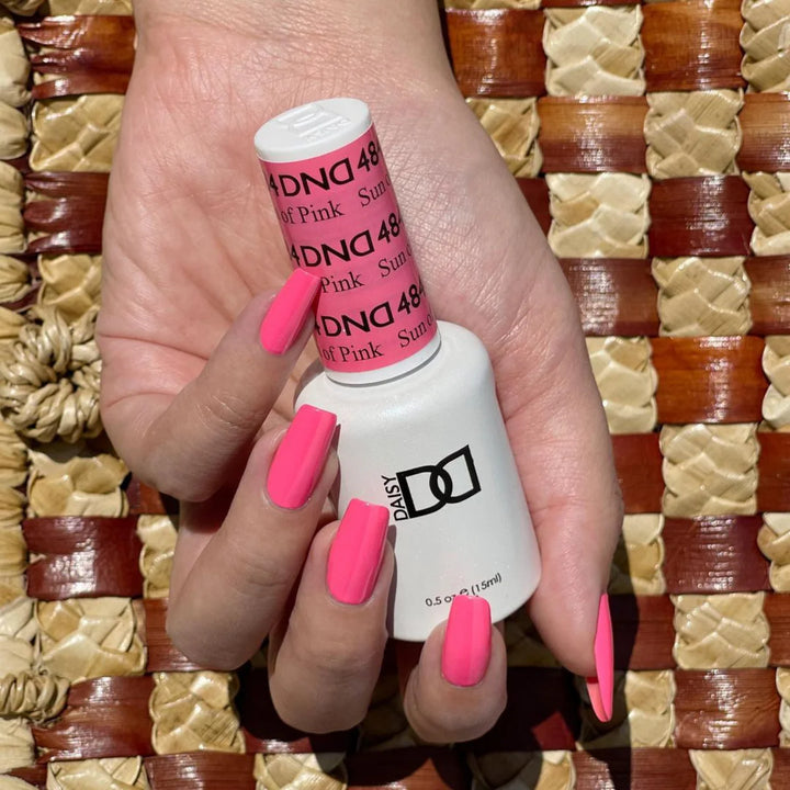 #484 - DND Gel UV/LED Soak Off Gel polish -  Sun of Pink