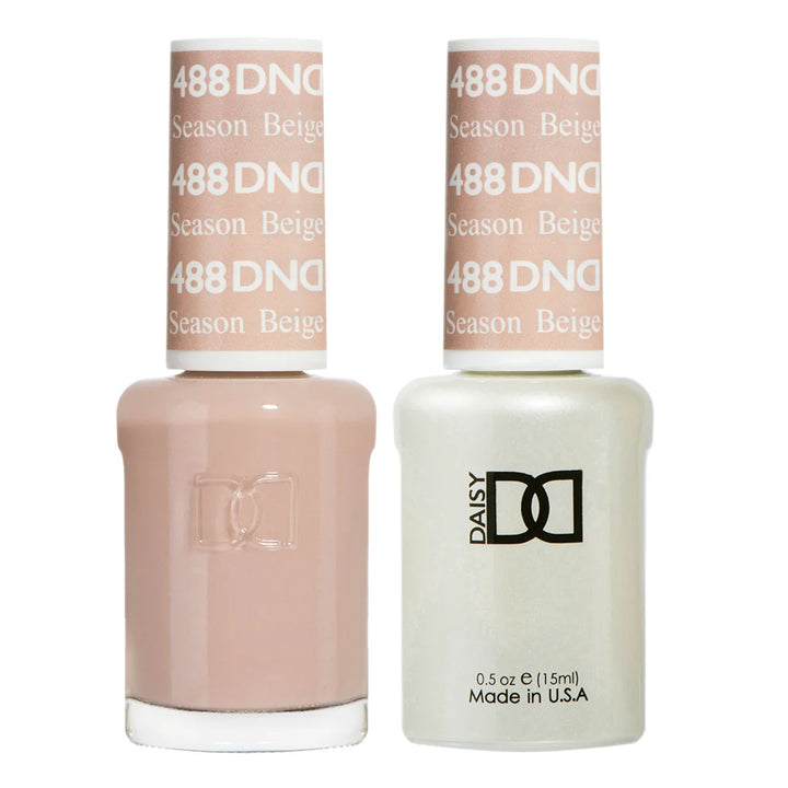#488 - DND Gel UV/LED Soak Off Gel polish -  Season Beige