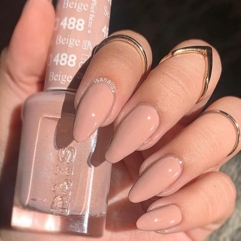 #488 - DND Gel UV/LED Soak Off Gel polish -  Season Beige