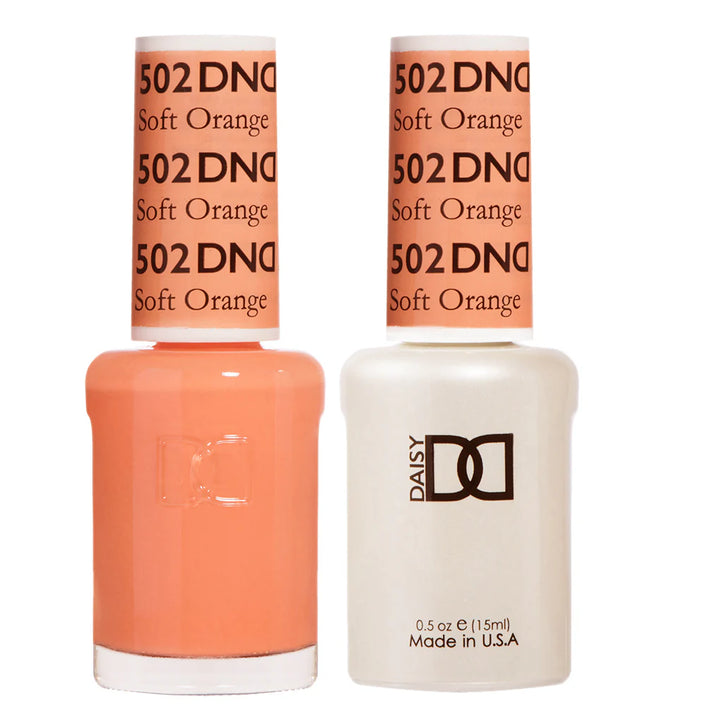 #502 - DND Gel UV/LED Soak Off Gel polish -  Soft Orange