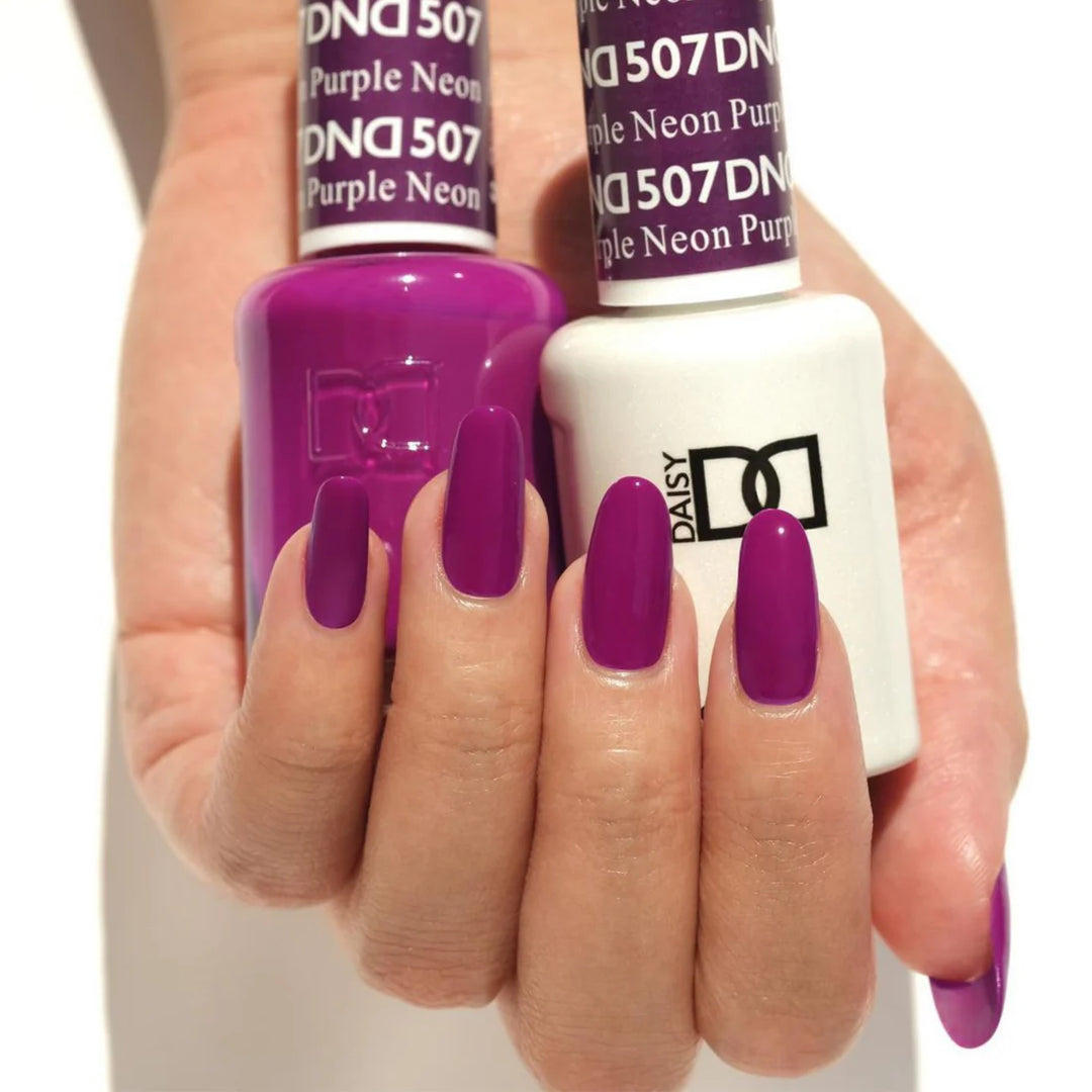 #507 - DND Gel UV/LED Soak Off Gel polish - Neon Purple